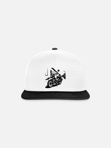Zweitakt-Legende Oststyle - Snapback Cap - Weiß/Schwarz