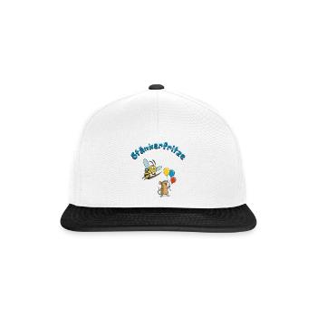 Stänkerfritze - Snapback Cap - Weiß/Schwarz - Vorne