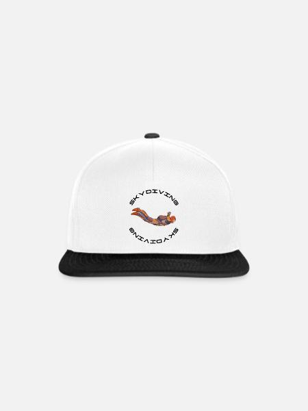 Skydiver - Snapback Cap - Weiß/Schwarz