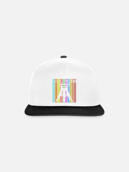 zeche ruhrgebiet - Snapback Cap - Weiß/Schwarz