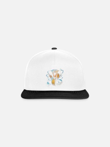 King Kobra - Snapback Cap - Weiß/Schwarz