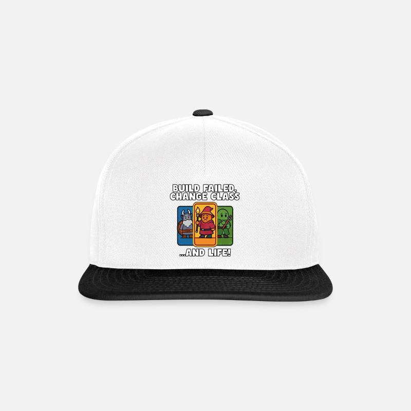 Build Failed, Change Class - Snapback Cap - white/black