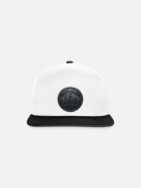 Pottblach Werkstadt Relief - Snapback Cap - Weiß/Schwarz