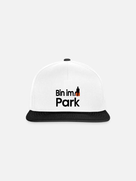 Park - Snapback Cap - Weiß/Schwarz
