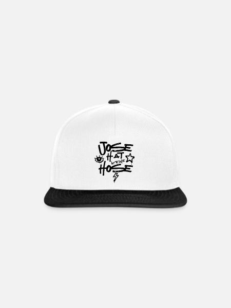 Jose Hat Keine Hose - Snapback Cap - Weiß/Schwarz