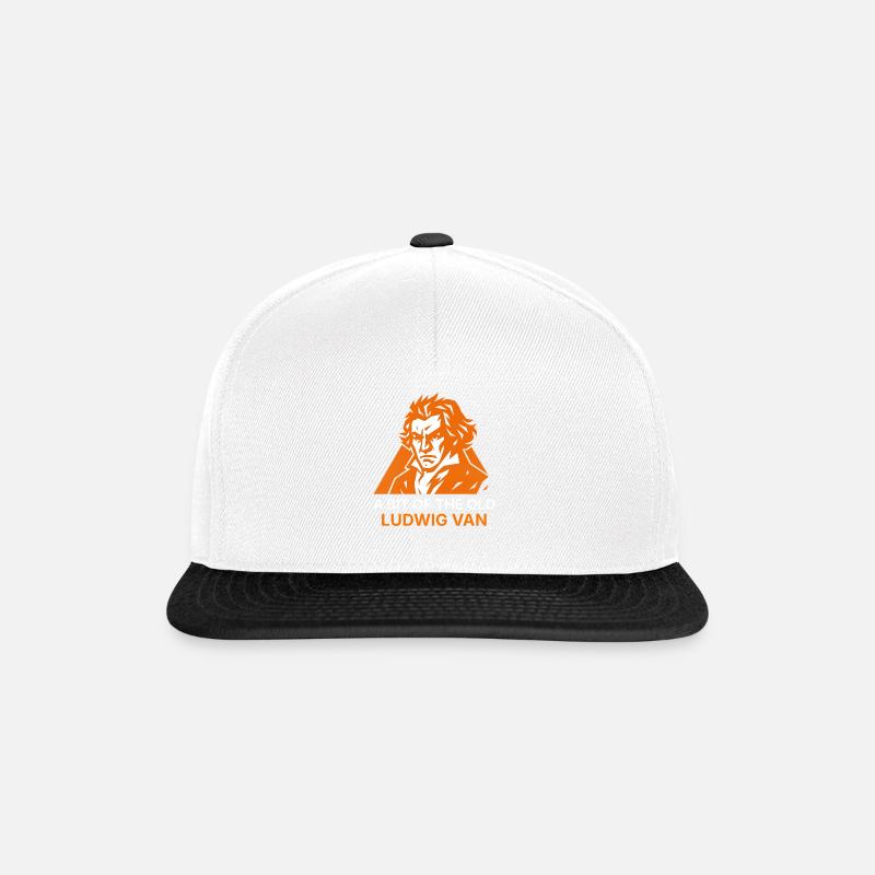 Ein bisschen vom alten Ludwig-Van - Snapback Cap - Weiß/Schwarz