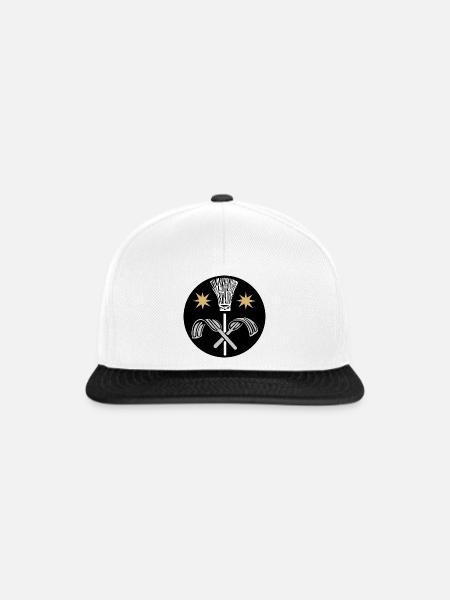 51166_Schornsteinfeger, Kaminkehrer - Snapback Cap - Weiß/Schwarz