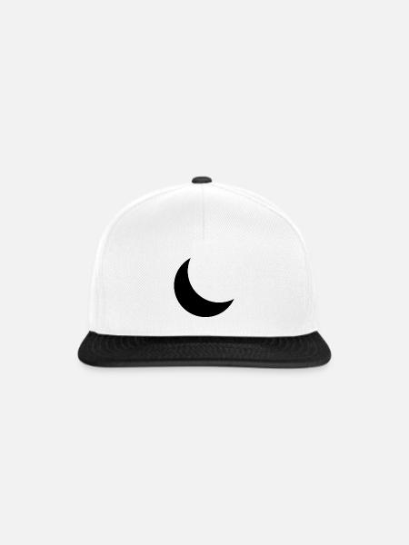 Moon - Snapback Cap - Weiß/Schwarz