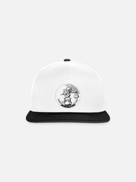 EVERYDAY IS DYRDOMDEJ - Snapback Cap - Weiß/Schwarz