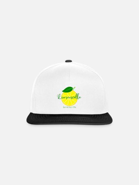 Limoncello La Dolce Vita - Snapback Cap - Weiß/Schwarz