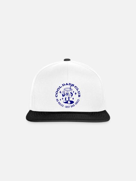 Cool Dads Club - Snapback Cap - Weiß/Schwarz
