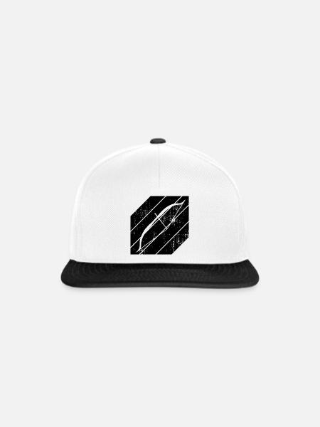 Bogensport - Snapback Cap - Weiß/Schwarz