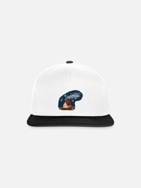 Gutenacht Hauszauber - Snapback Cap - Weiß/Schwarz