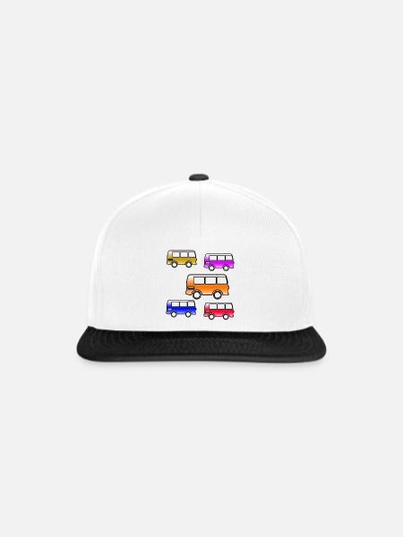 Busse - Snapback Cap - Weiß/Schwarz