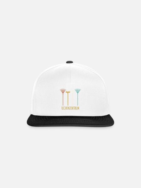 Gärtner Hobbygärtner Rechenzentrum - Snapback Cap - Weiß/Schwarz