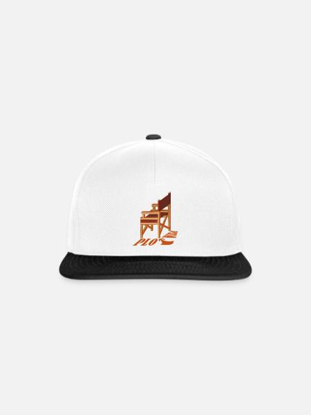 HANDLUNGS-ZWEIG - Snapback Cap - Weiß/Schwarz