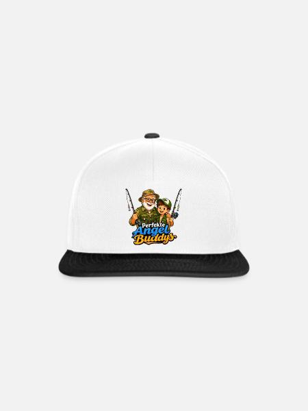 Bester Angel Opa - Snapback Cap - Weiß/Schwarz