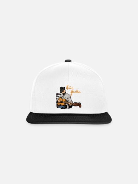 Anton Günther miriquidies Liedermacher - Snapback Cap - Weiß/Schwarz