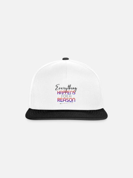 reason - Snapback Cap - Weiß/Schwarz