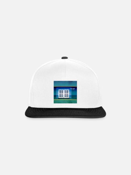 La mer Fenster am Meer - Snapback Cap - Weiß/Schwarz