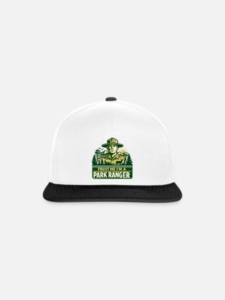 Vertrau Mir Ich Bin Ranger Spruch - Snapback Cap - Weiß/Schwarz