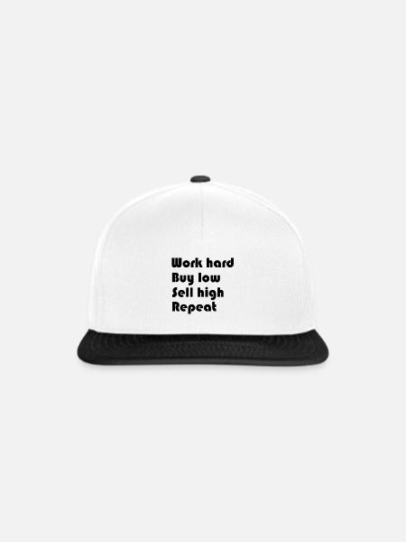 Investor Methode - Snapback Cap - Weiß/Schwarz