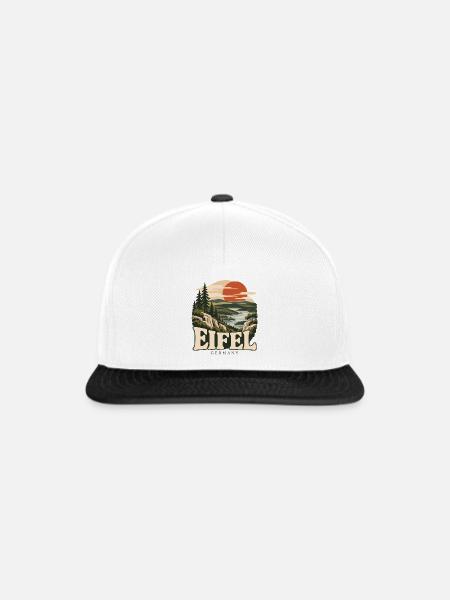 Eifel Germany Wild Nature - Snapback Cap - Weiß/Schwarz