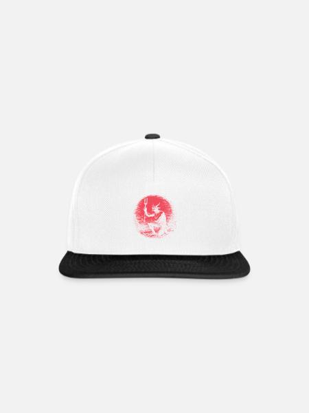 Der Teufel - Snapback Cap - Weiß/Schwarz