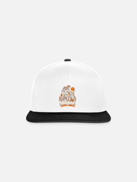 Fahr schnell, spuke länger - Snapback Cap - Weiß/Schwarz