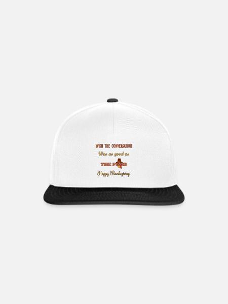 Frohes Erntedankfest - Snapback Cap - Weiß/Schwarz