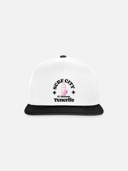 Surf City 2 - Snapback Cap - Weiß/Schwarz