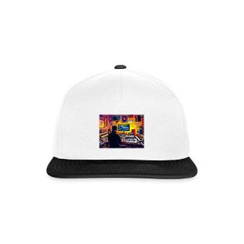 My Home is my Studio No.2 - Snapback Cap - white/black - Front