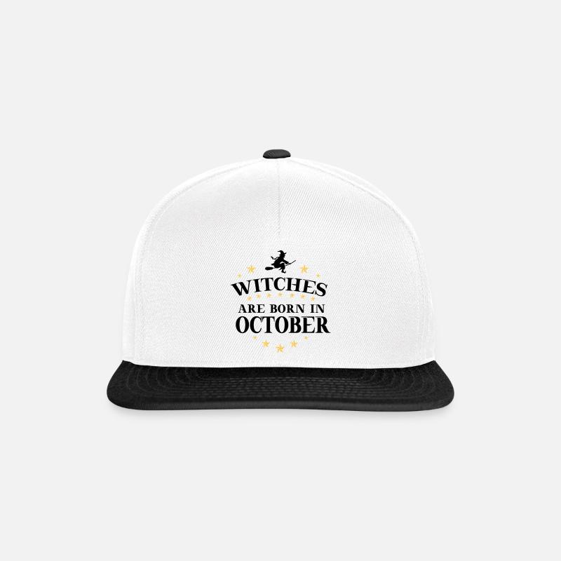 Sorcières Oktober - Casquette snapback - blanc/noir
