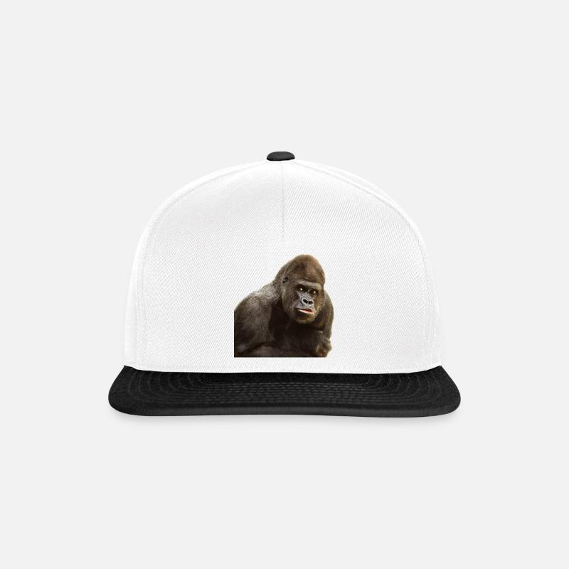 Gorilla - Casquette snapback - blanc/noir