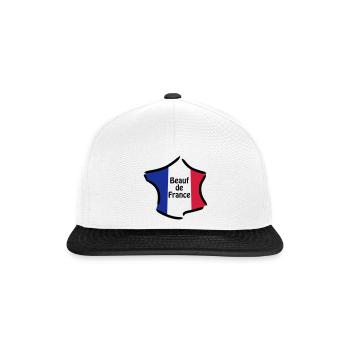 Beauf de France - Casquette snapback - blanc/noir - Devant