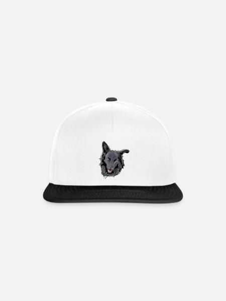 Mudi - Snapback Cap - Weiß/Schwarz