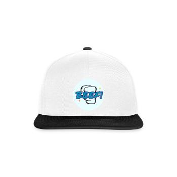 beef - Snapback Cap - Weiß/Schwarz - Vorne