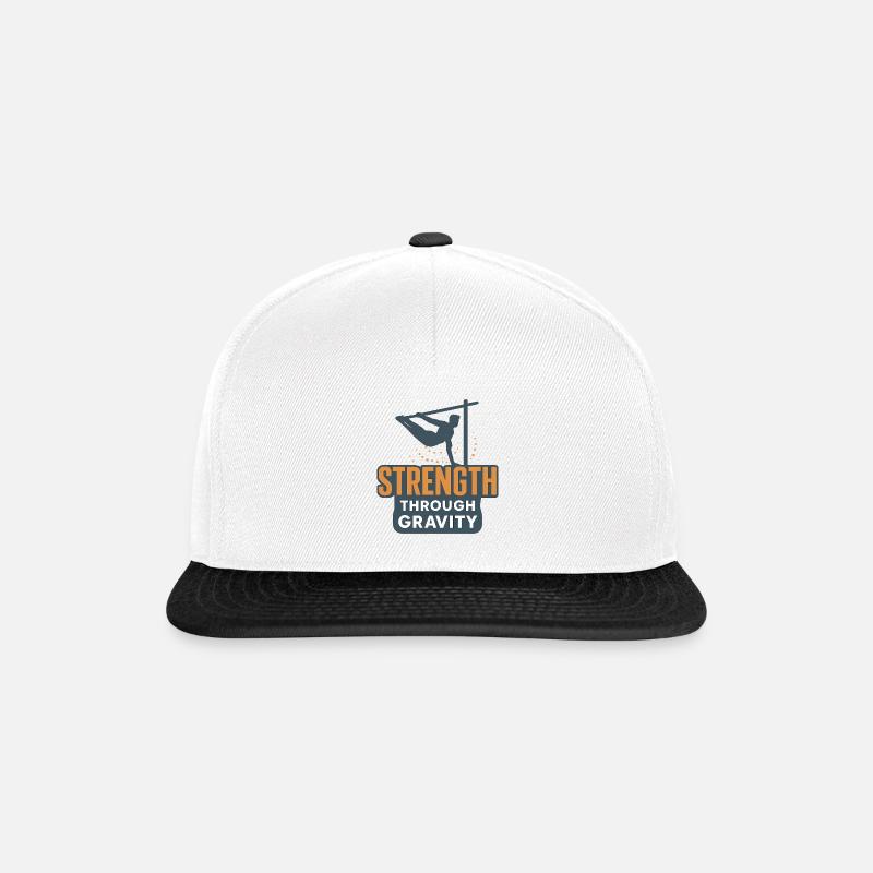 Strength Through Gravity Calisthenics - Snapback Cap - Weiß/Schwarz