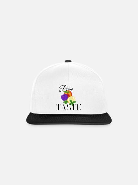 Fruchtpalette mit reinem Geschmack - Snapback Cap - Weiß/Schwarz