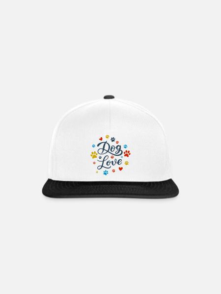 Hundeliebe Drehbuch - Snapback Cap - Weiß/Schwarz