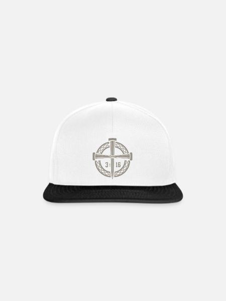 1000016535 - Snapback Cap - Weiß/Schwarz