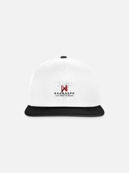 Ragnarok - Snapback Cap - Weiß/Schwarz