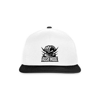 rushmode - Casquette snapback - blanc/noir - Devant