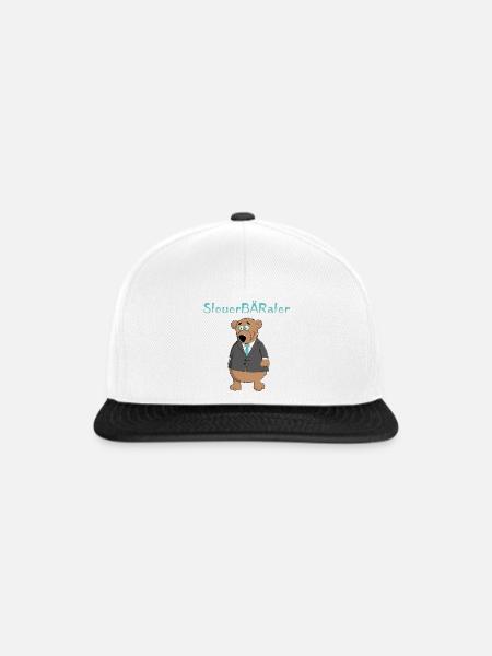 Steuerberater lustig - Snapback Cap - Weiß/Schwarz