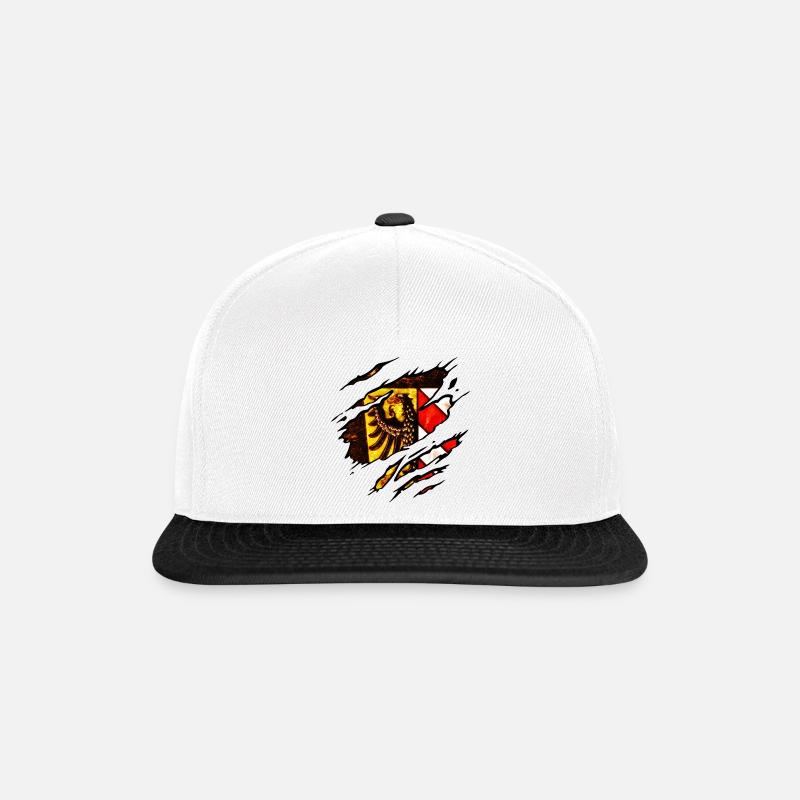 Nürnberg - Snapback Cap - Weiß/Schwarz