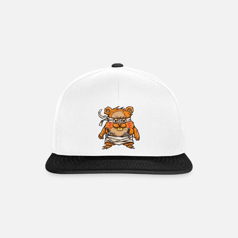 HAM-JITSU - Snapback Cap - Weiß/Schwarz
