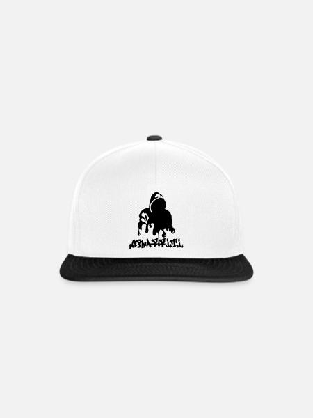 Graffiti - Snapback Cap - Weiß/Schwarz