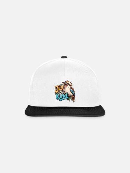 Großes Lachen - Snapback Cap - Weiß/Schwarz