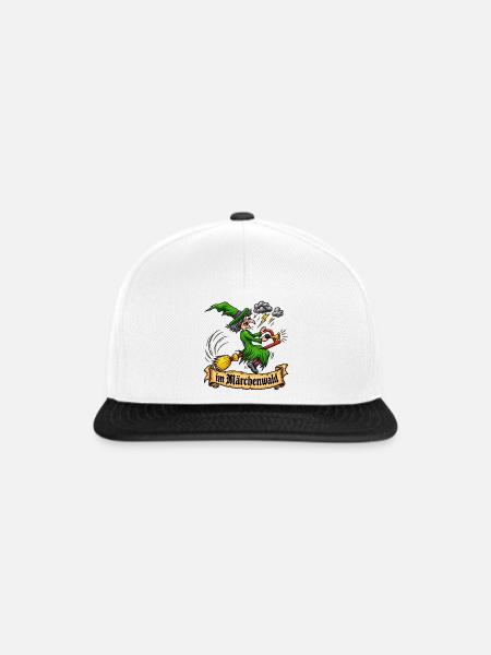 1000188454 - Snapback Cap - Weiß/Schwarz