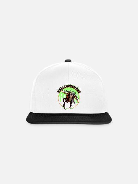 Halloween Bee - Snapback Cap - Weiß/Schwarz